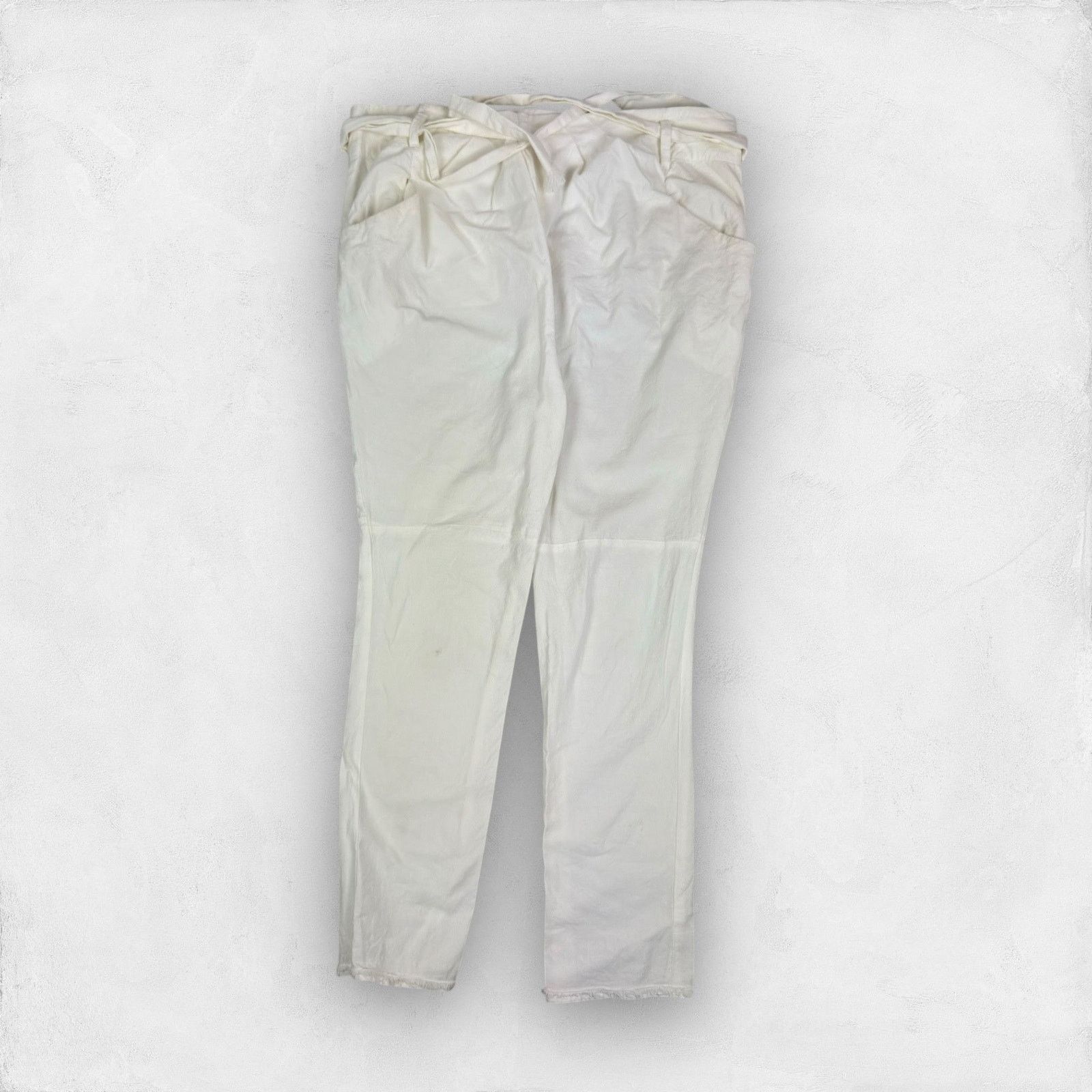 Isabel Marant Isabel Marant Women White Pockets High Rise Skinny Pants 36 Size 25" / US 0 / IT 36 - 1 Thumbnail