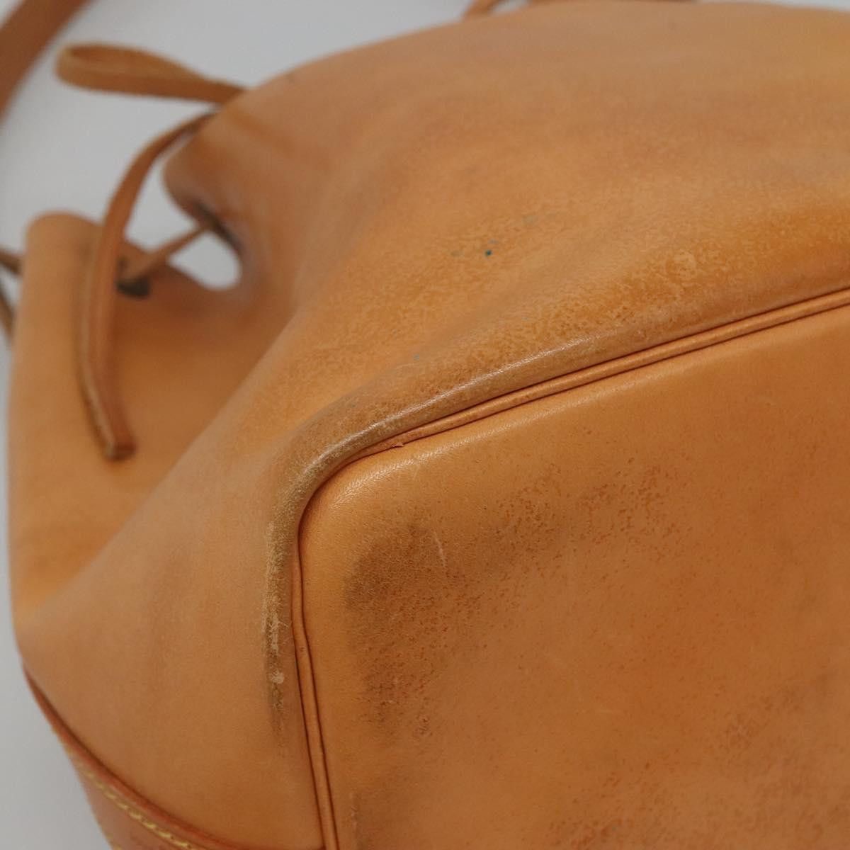 Louis Vuitton LOUIS VUITTON Nomad Leather Petit Noe Shoulder Bag Beige Size ONE SIZE - 15 Thumbnail