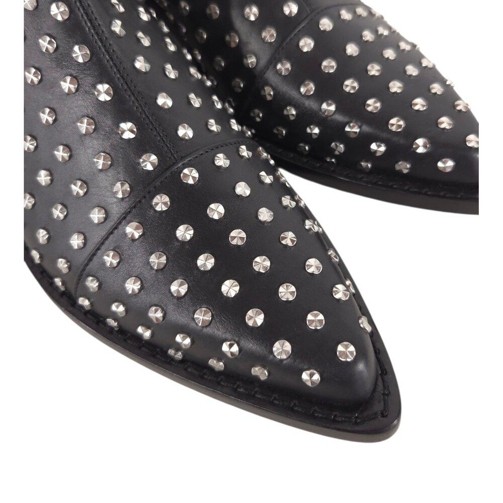 Alexander McQueen Alexander McQueen Studded Boots US 6 EU 36 Womens Black Sil Size US 6 / IT 36 - 5 Thumbnail