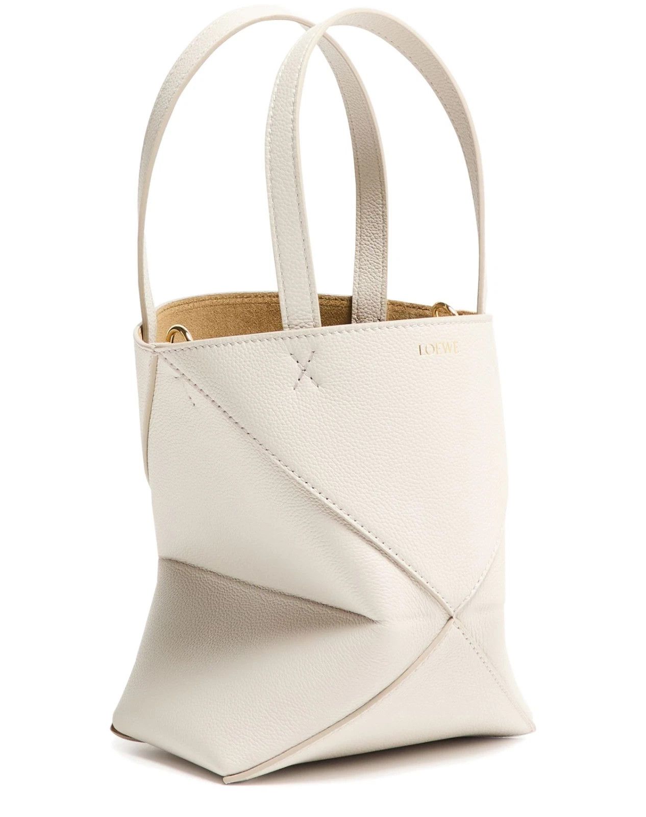 Loewe LOEWE Puzzle Mini Fold Light Ghost Leather Tote New Auth Size ONE SIZE - 2 Thumbnail