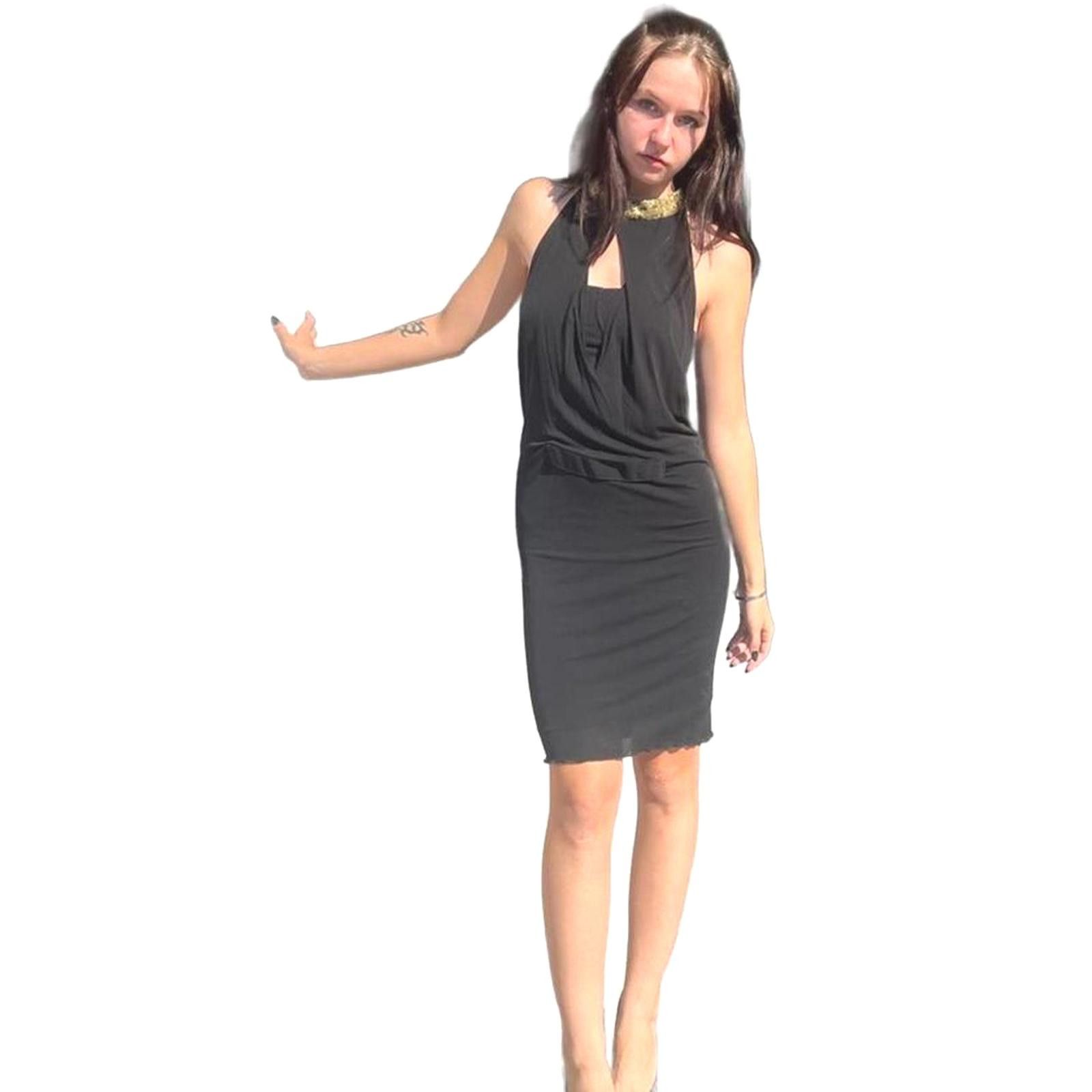 Designer Roland Mouret Black & Gold Sequin Cocktail Mini – S Size M / US 6-8 / IT 42-44 - 5 Thumbnail