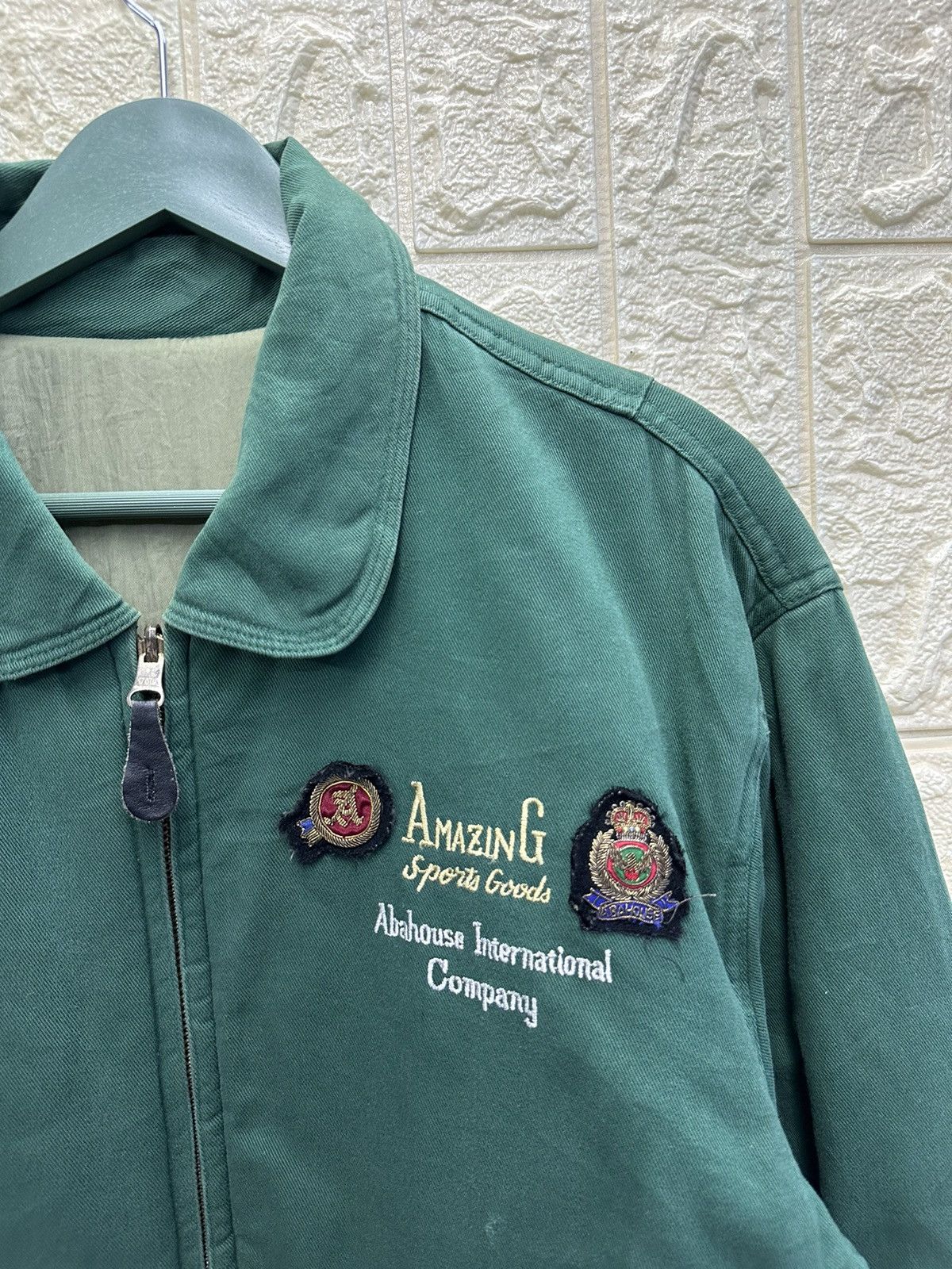 ABAHOUSE Vintage Abahouse Riversible Bomber Jacket MJ55 Size US M / EU 48-50 / 2 - 4 Thumbnail