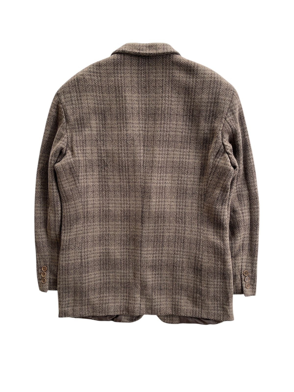 Emporio Armani Emporio Armani Wool Tartan Coat Size 48R - 4 Thumbnail