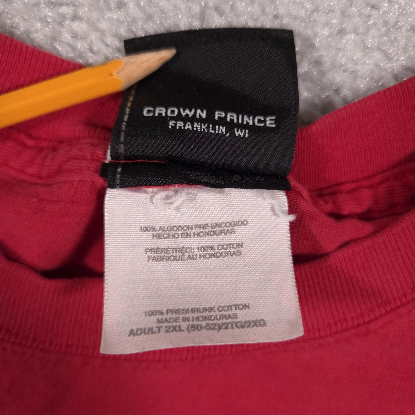 Harley Davidson VINTAGE Harley-Davidson Shirt Mens 2XL Property Of Kansas City Motorcycle Graphic Red Crew Neck Short Sleeve Cotton Graphic Print Mens Size US XXL / EU 58 / 5 - 7 Thumbnail
