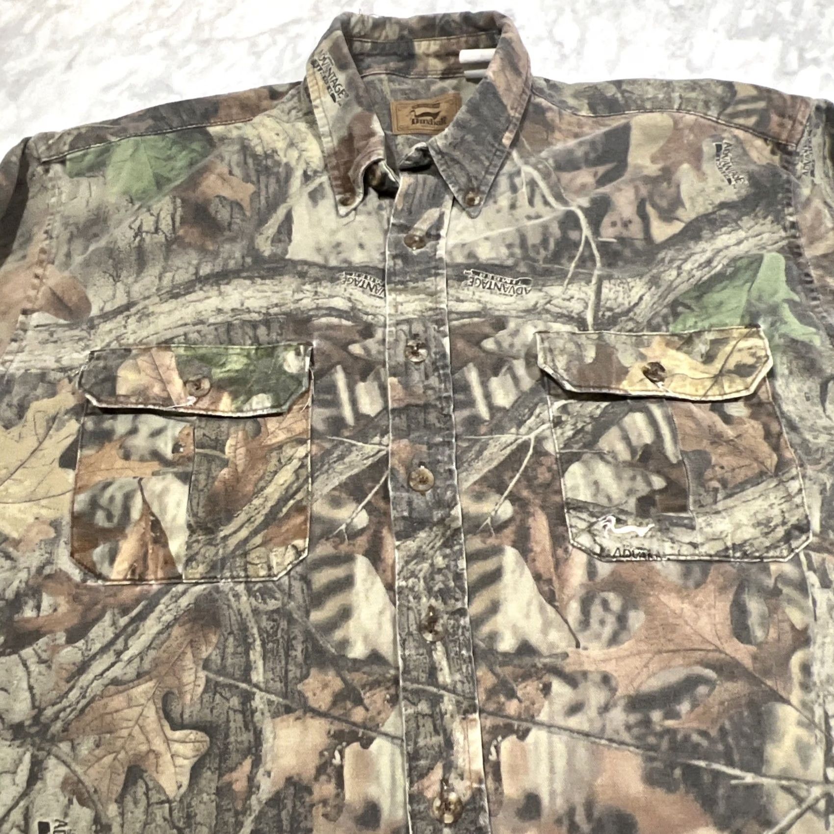 Realtree Duxbak Shirt RealTree Advantage Timber Hunting Button Down Regular Mens Large Size US L / EU 52-54 / 3 - 3 Thumbnail