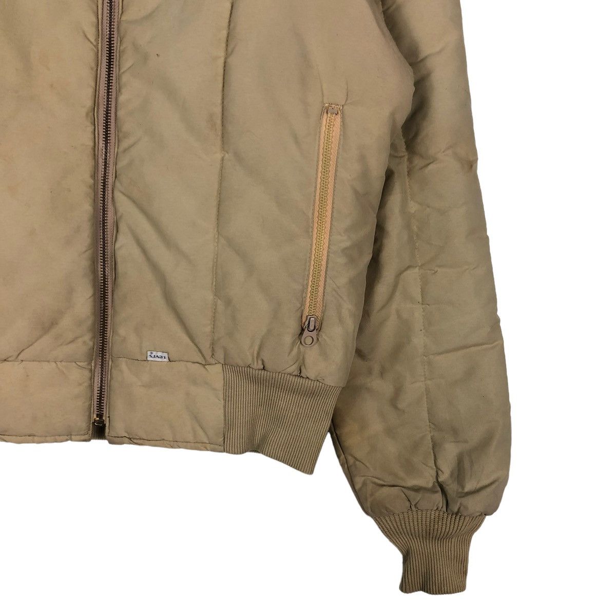Levi's 🔥VINTAGE BIKER LEVI’S USA PUFFER DOWN JACKET MULTI COLOUR Size US M / EU 48-50 / 2 - 6 Thumbnail