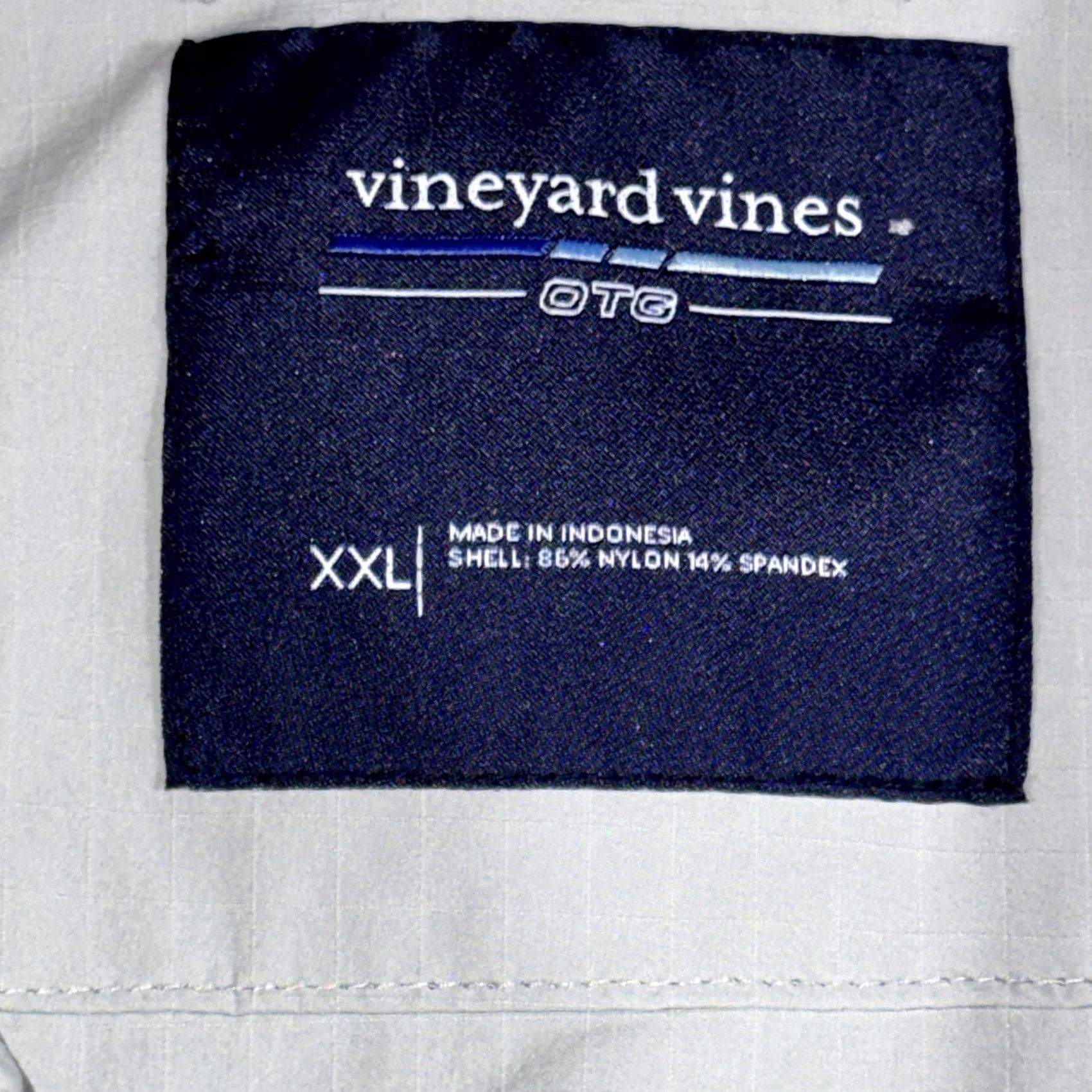 Vineyard Vines Vineyard Vines On The Go Overshirt Photo Ultimate Gray Men's 2XL Long Sleeve Snap Front Shirt Casual Size US XXL / EU 58 / 5 - 3 Thumbnail