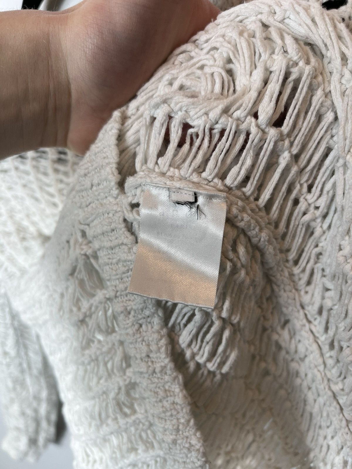 Sandro SANDRO PARIS E 14 SOURIRE OPEN KNIT WEAVE SWEATER Size XS / US 0-2 / IT 36-38 - 6 Thumbnail