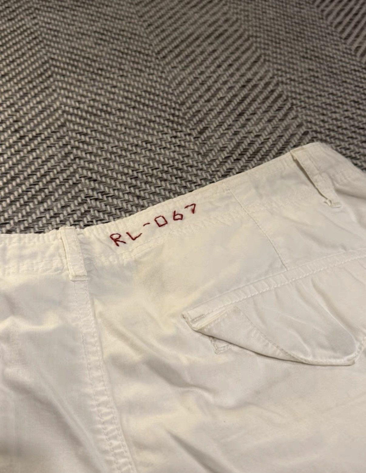 Ralph Lauren Ralph Lauren RL-067 White Cargo Shorts K24 Size US 34 / EU 50 - 8 Thumbnail
