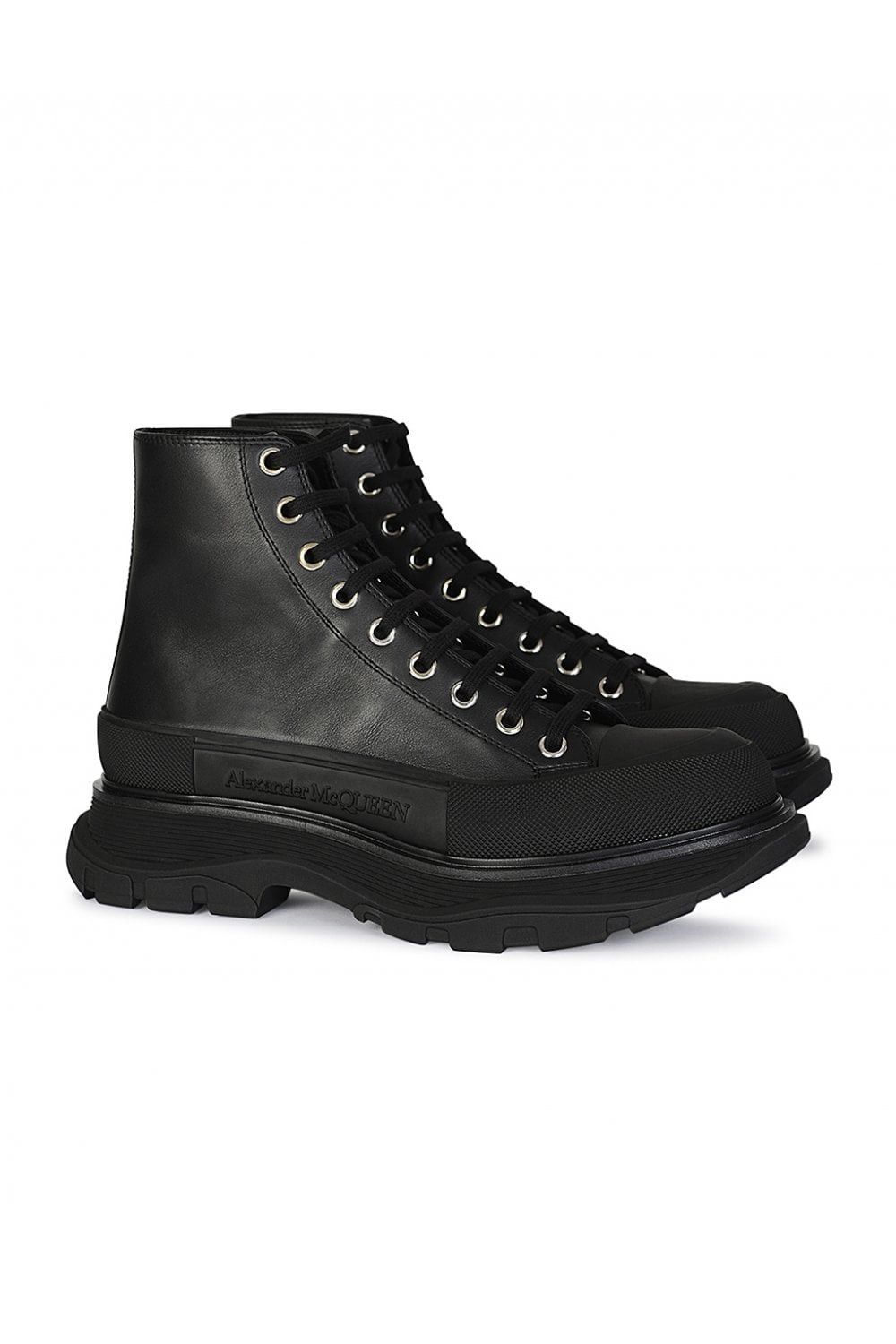 Alexander McQueen o1w1db10725 Tread Slick Boot in Black Size US 13 / EU 46 - 2 Thumbnail