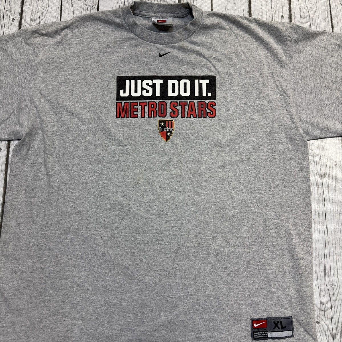 Nike × Vintage Vintage New York Metro Stars tee Size US XL / EU 56 / 4 - 4 Thumbnail