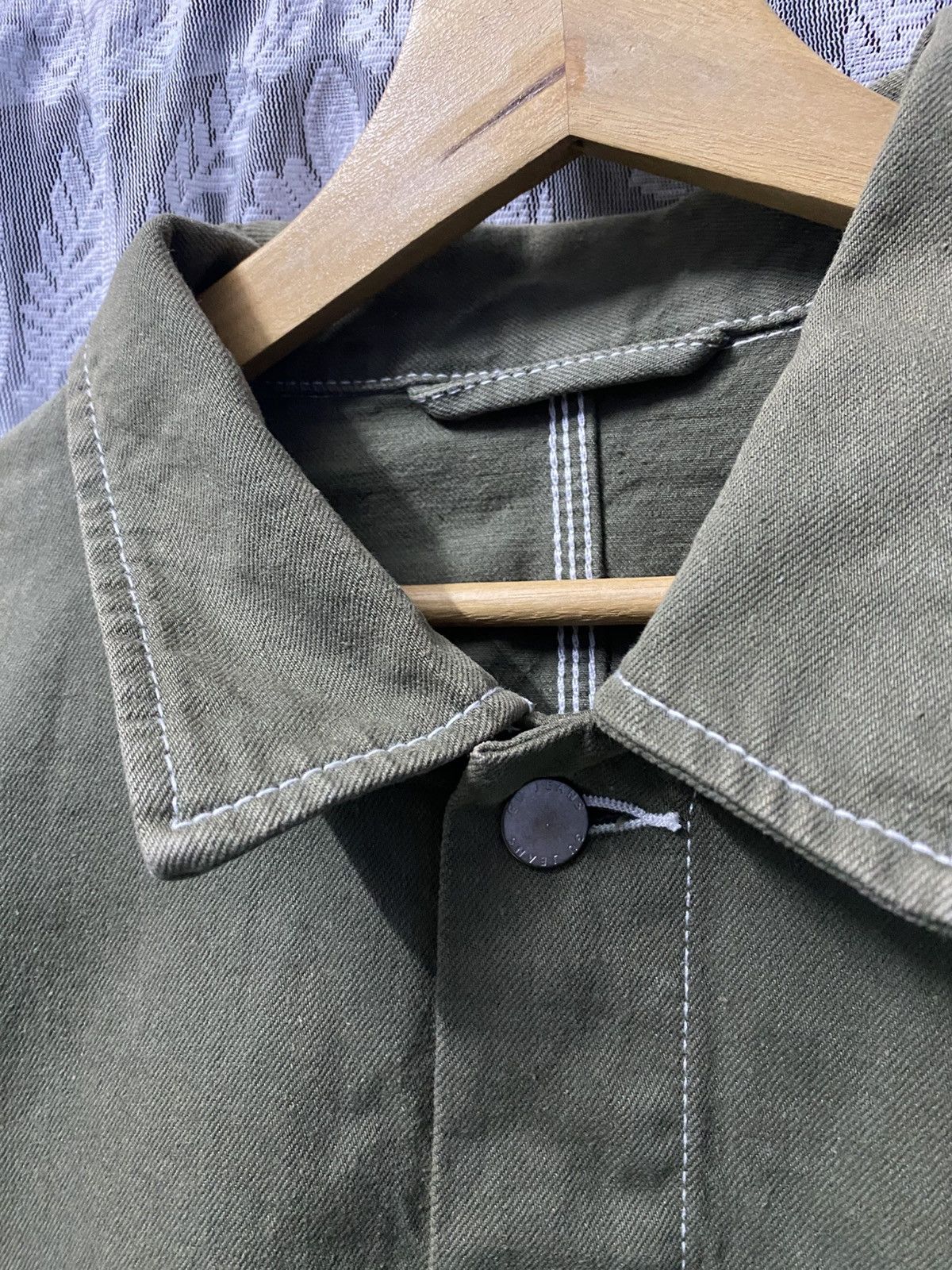 GU Gu Denim Jacket Olive Green Size US S / EU 44-46 / 1 - 4 Thumbnail