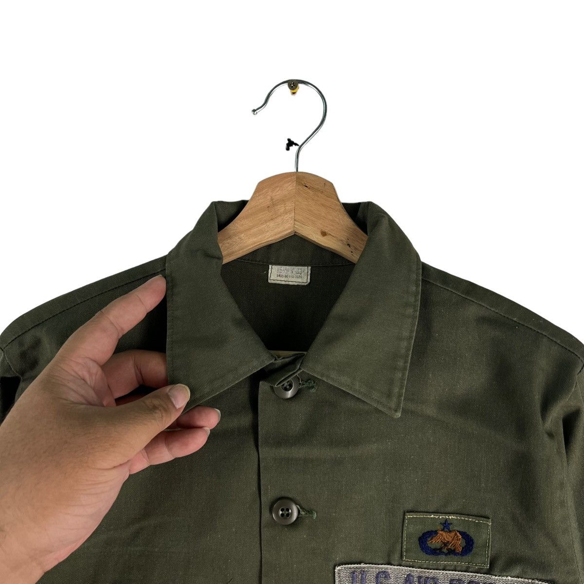 Buzz Rickson's 🔥VINTAGE 40’s U.S. AIR FORCE OG-07 SHIRT JACKET MILITARY Size US M / EU 48-50 / 2 - 6 Thumbnail