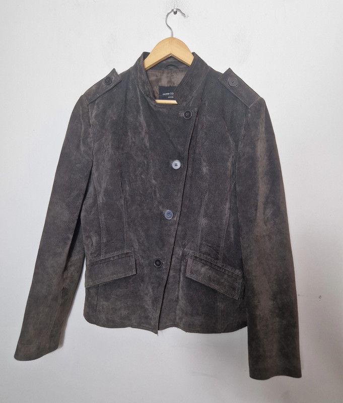 Other dark suede brown leather jacket Size XL / US 12-14 / IT 48-50 - 1 Thumbnail