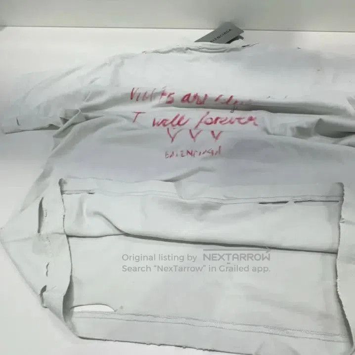 Balenciaga Balenciaga Valentine's Day Logo T-Shirt. Size US S / EU 44-46 / 1 - 6 Thumbnail