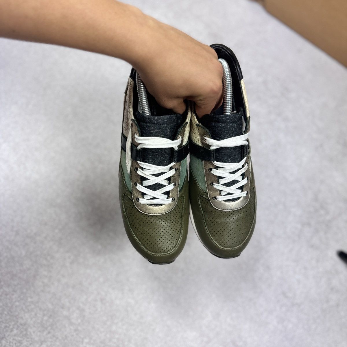 Dolce & Gabbana Dolce & Gabbana patchwork leather sneakers size 6/40.5 Size US 7.5 / EU 40-41 - 3 Thumbnail