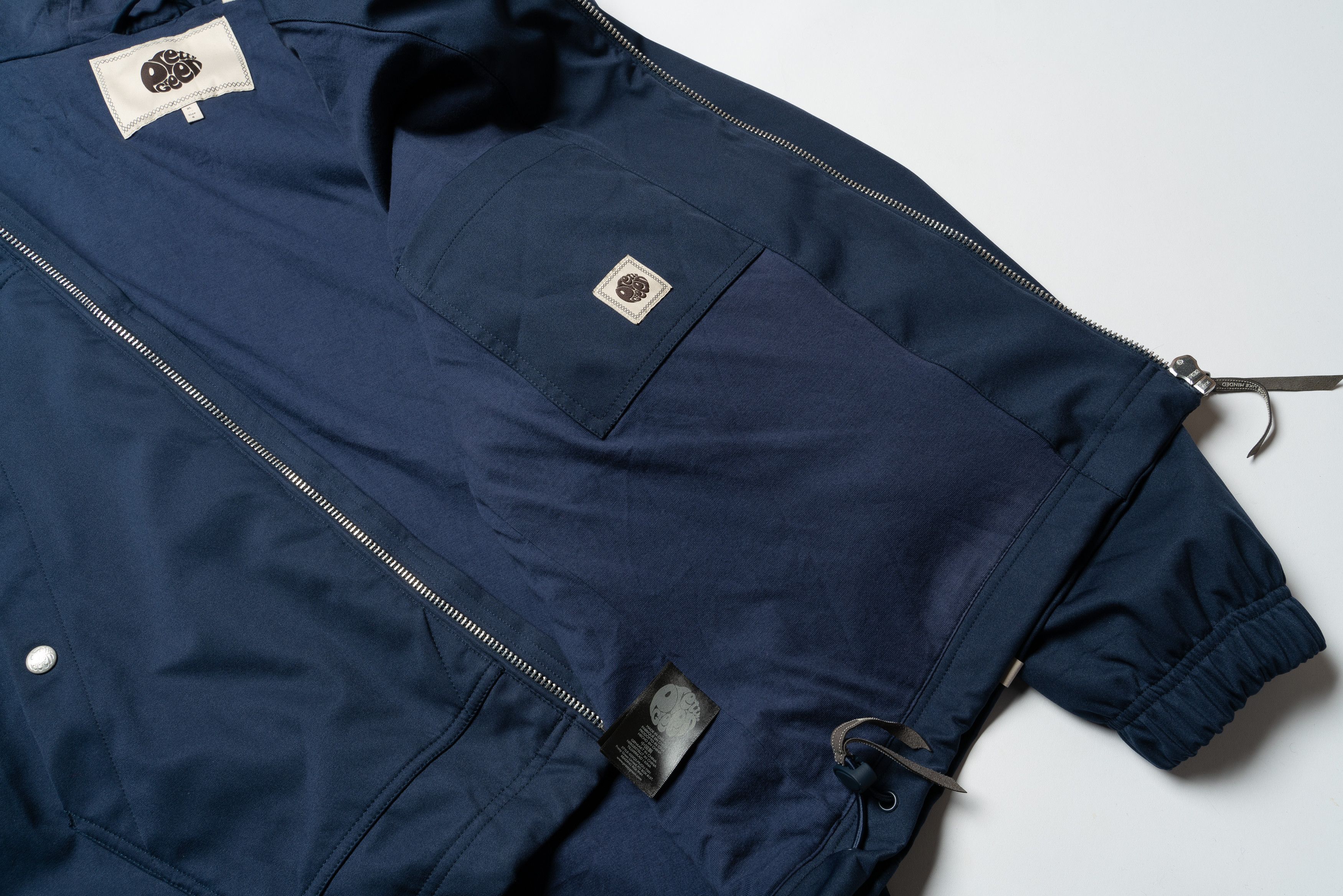 Pretty Green 🔵 PRETTY GREEN Navy Zip Up Hooded Jacket Size US XL / EU 56 / 4 - 7 Thumbnail