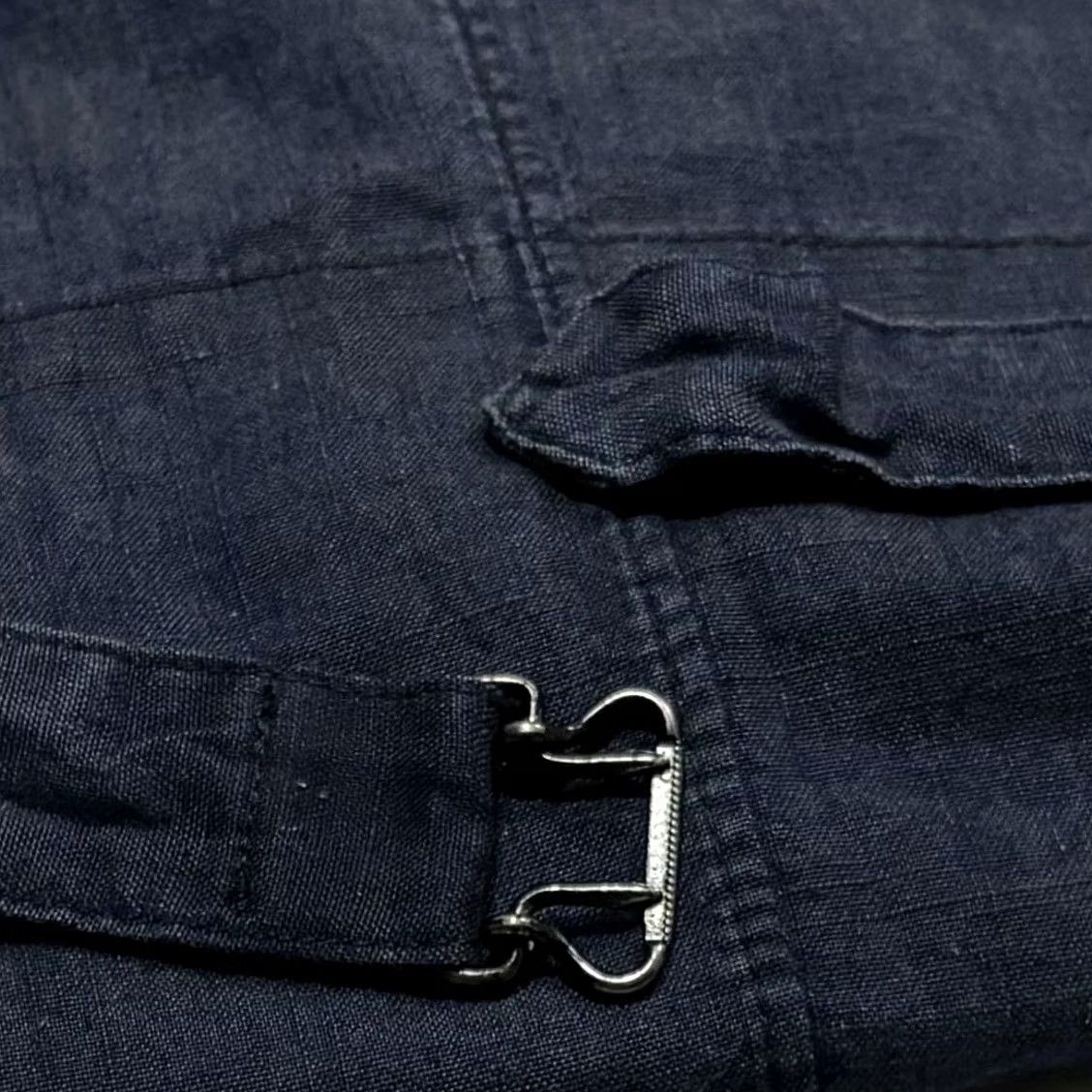 Ralph Lauren RRL Ralph Lauren HOBSON PINCHECK Work Vest Indigo Men's Size S Size US S / EU 44-46 / 1 - 7 Thumbnail