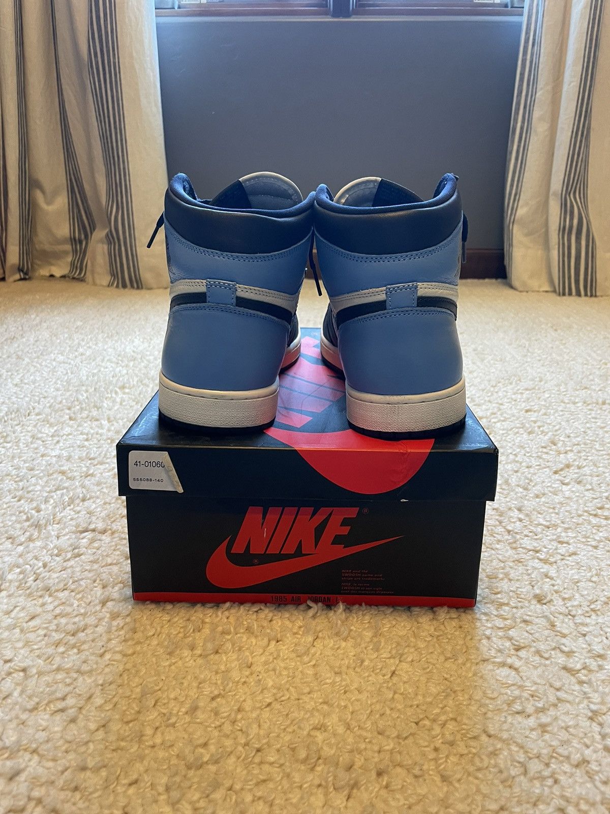 Jordan Brand Air Jordan 1 Obsidian Size US 11.5 / EU 44-45 - 5 Thumbnail