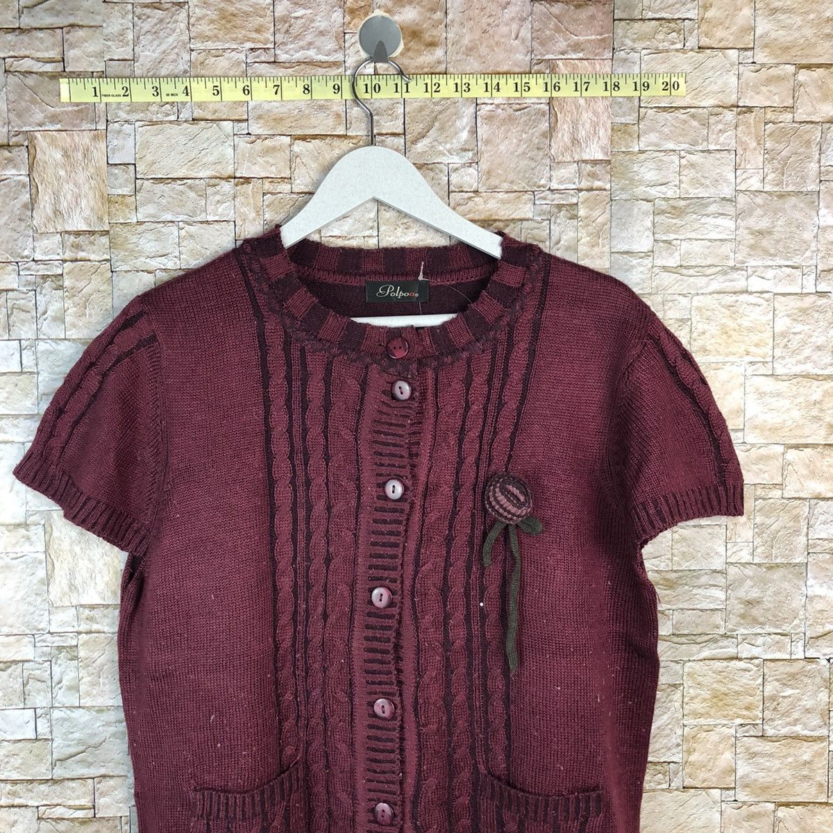 Homespun Knitwear × Japanese Brand Pol Poq Purple Knitwear #A1190 Size M / US 6-8 / IT 42-44 - 2 Thumbnail