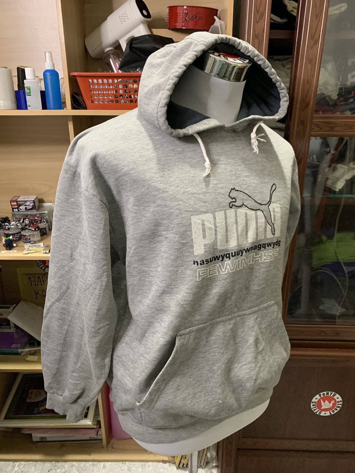Market × Puma Puma Gray Hoodie Size XXL / US 16-18 / IT 52-54 - 4 Thumbnail