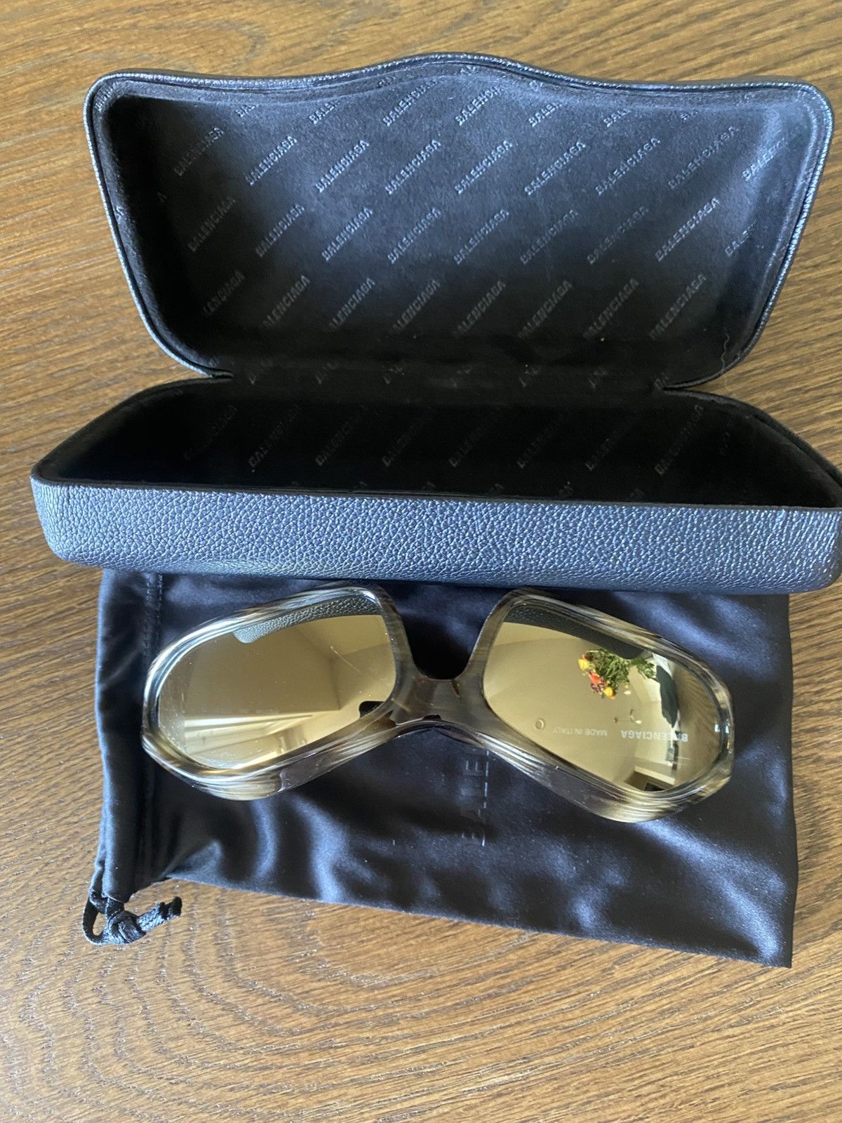 Balenciaga Balenciaga Tortoiseshell Fennec Oval Sunglasses Size ONE SIZE - 7 Thumbnail