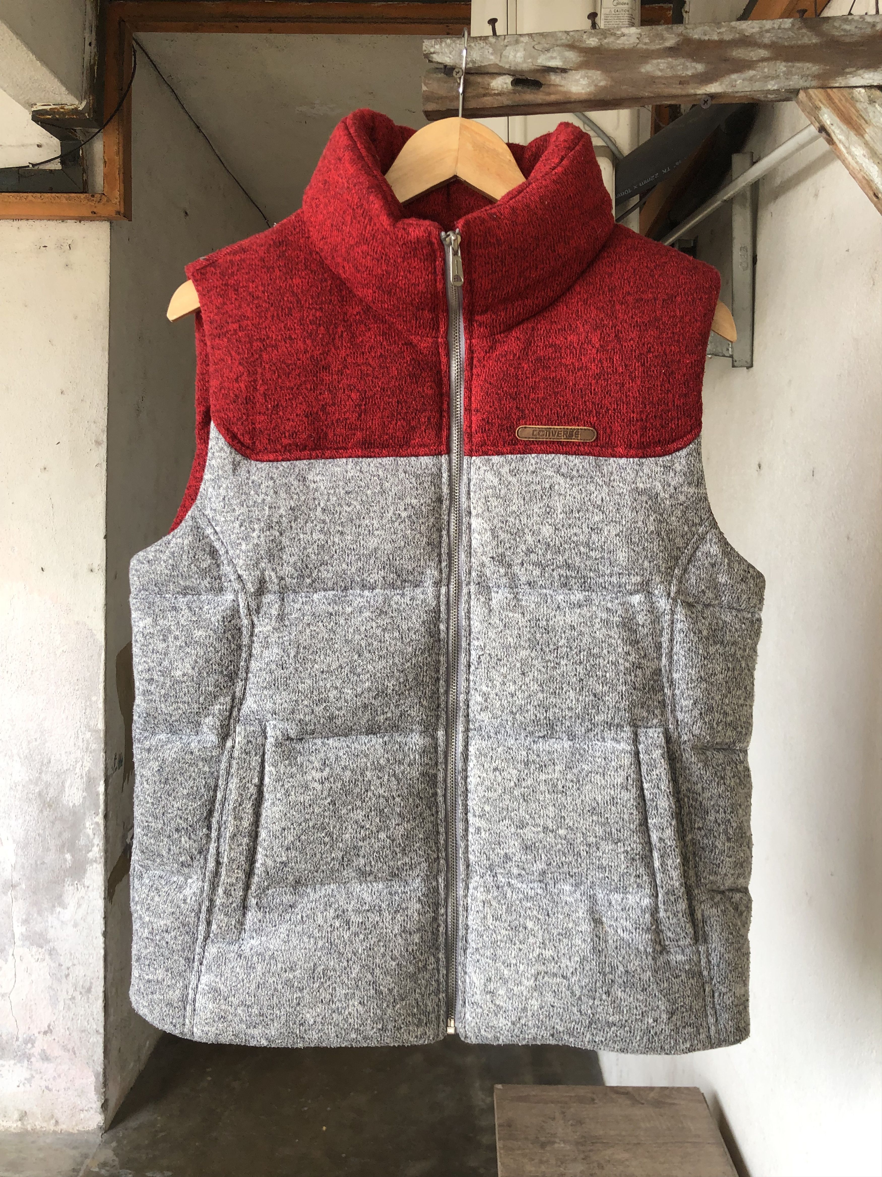 Converse Converse knit Puffer Vest Jacket Two Tone Size US M / EU 48-50 / 2 - 1 Thumbnail