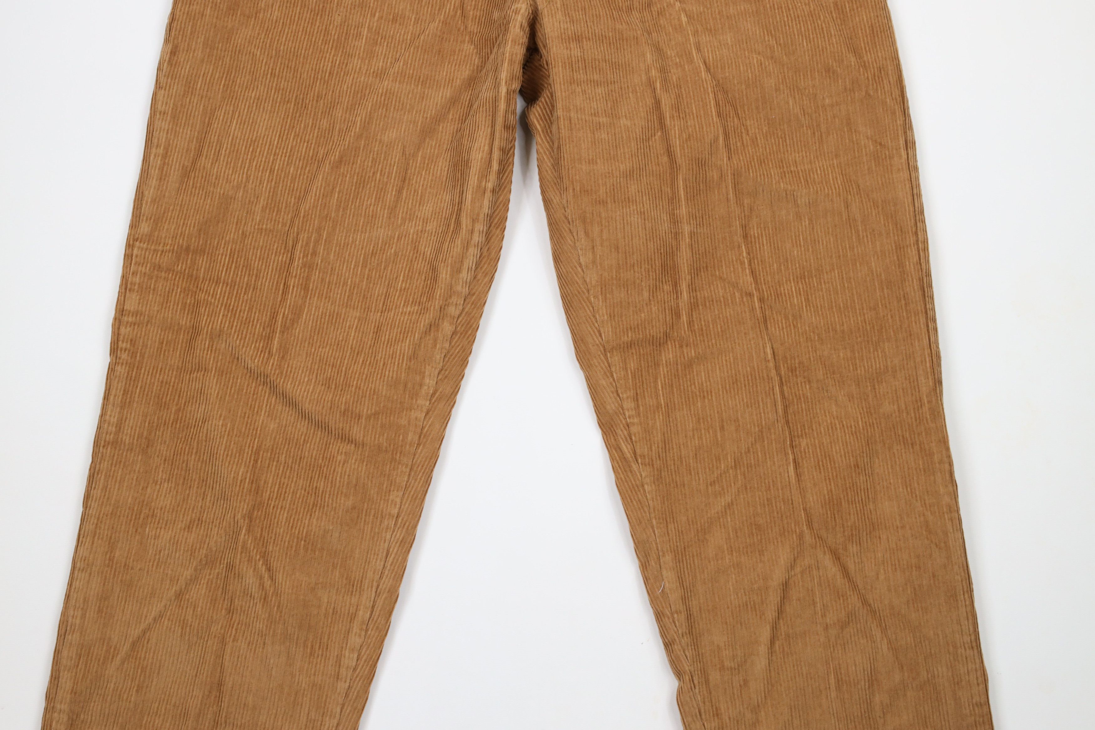 Vintage × Woolrich Woolen Mills Vintage 90s Woolrich Tapered Leg Corduroy Chino Pants Brown Size 36" / US 14 / IT 50 - 3 Thumbnail