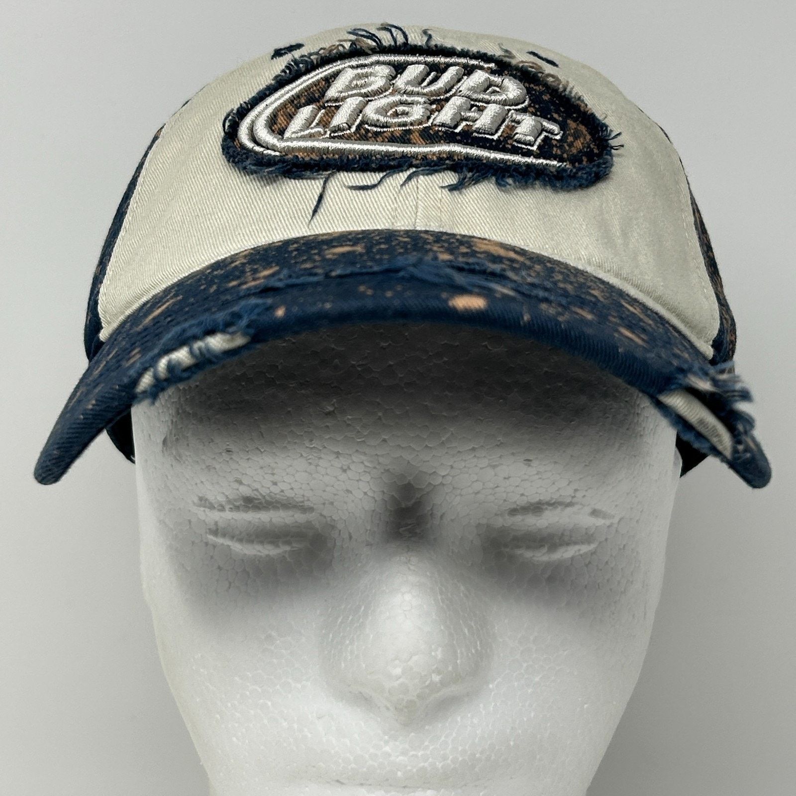 Other Vintage Y2Ks Bud Light Dad Hat Baseball Cap Beer Blue Size ONE SIZE - 2 Thumbnail