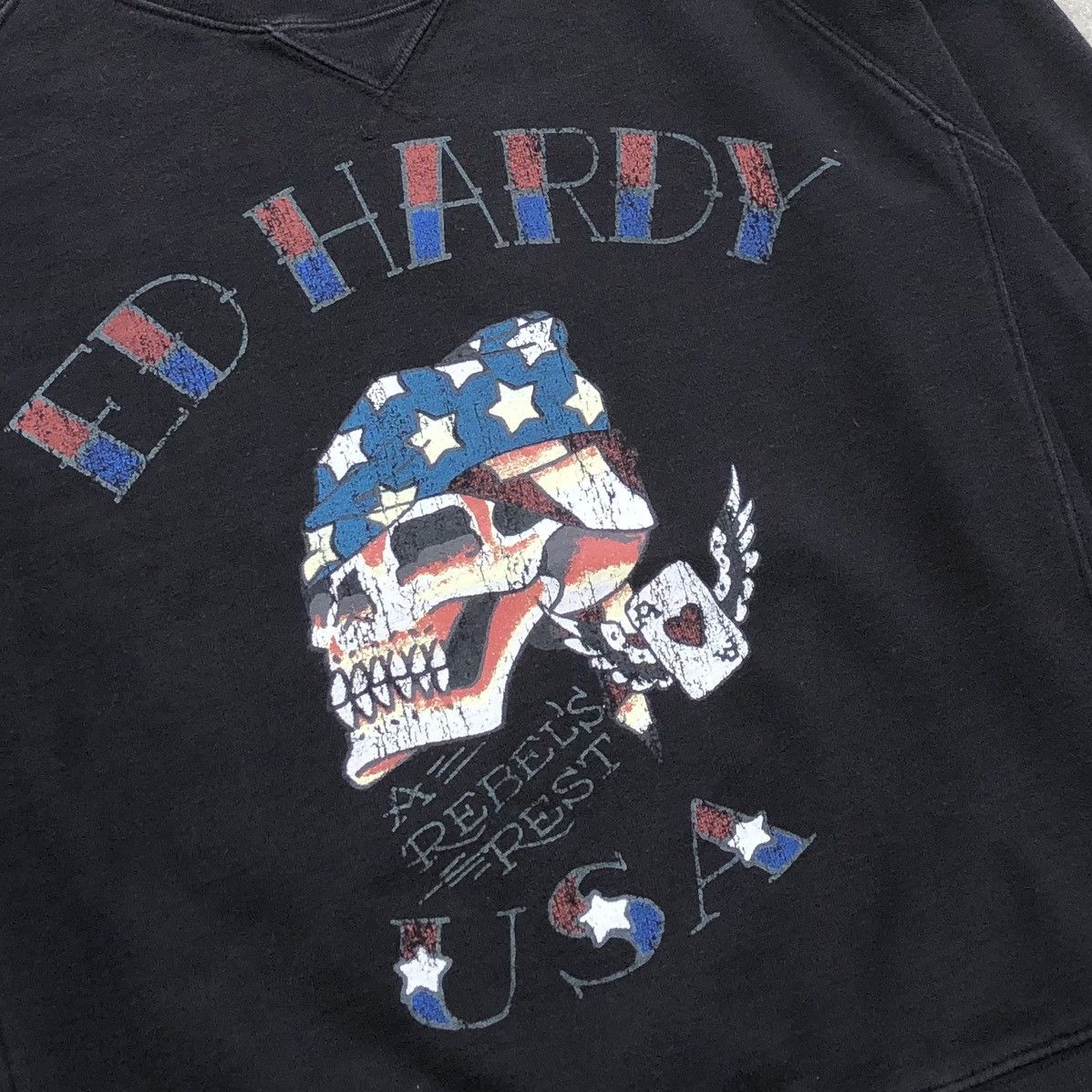 Ed Hardy ED HARDY Black Sweatshirt Size US M / EU 48-50 / 2 - 5 Thumbnail