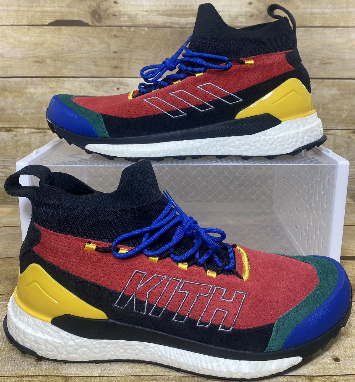 image of Adidas Kith Terrex Free Hiker Shoes, Men's (Size 10.5)