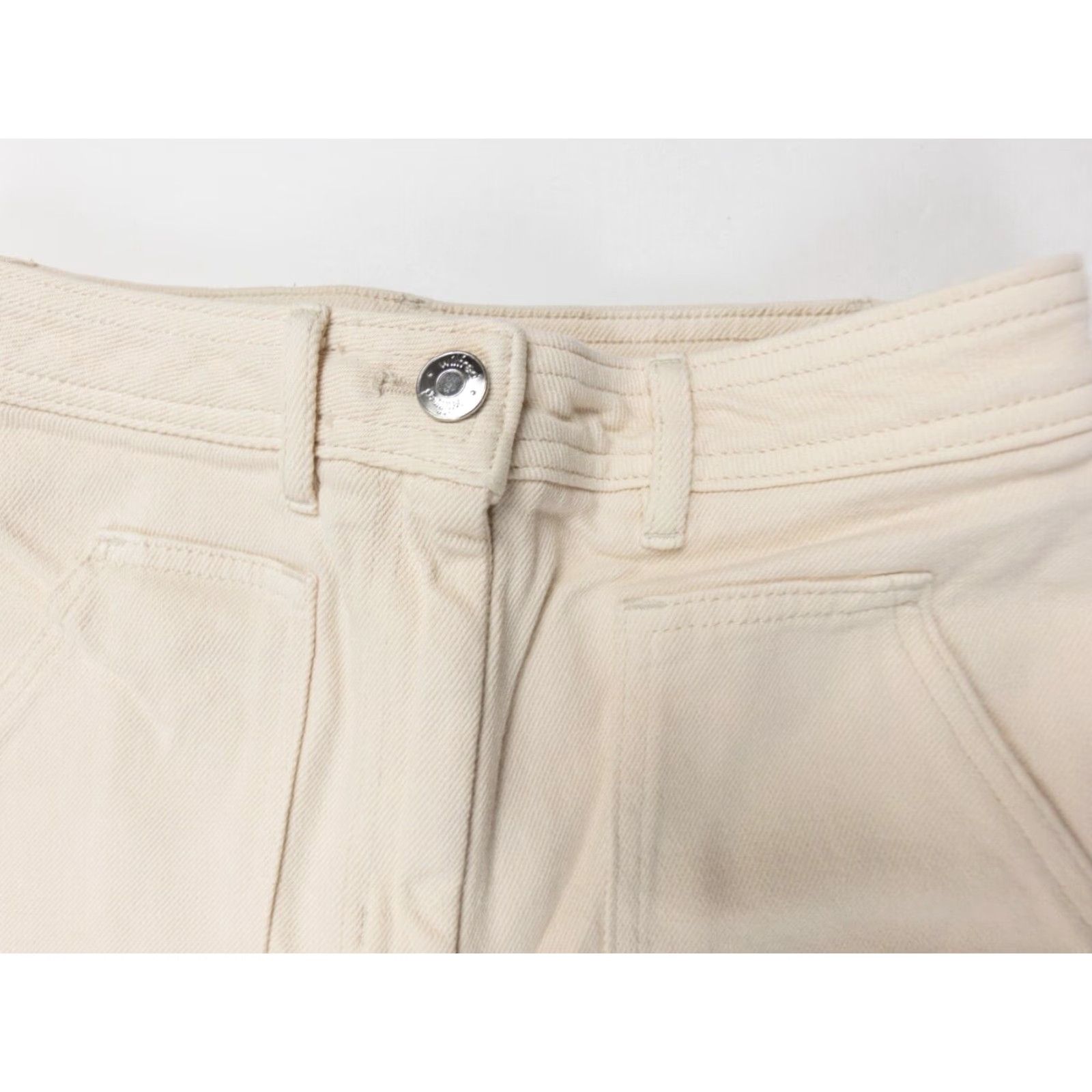 Vintage Wilfred Free Modern Utility Pants Women's Size 0 Beige Mid Rise Casual Cotton Spandex Outdoor Size 25" / US 0 / IT 36 - 3 Thumbnail