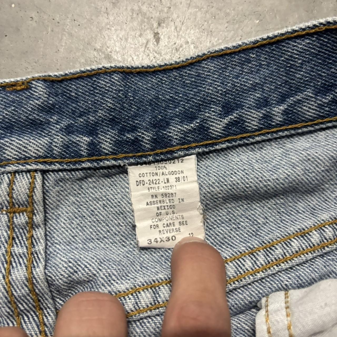 Japanese Brand × Vintage Crazy Vintage Y2K/2000s Medium Wash Essential Denim Jeans! Size US 32 / EU 48 - 8 Thumbnail