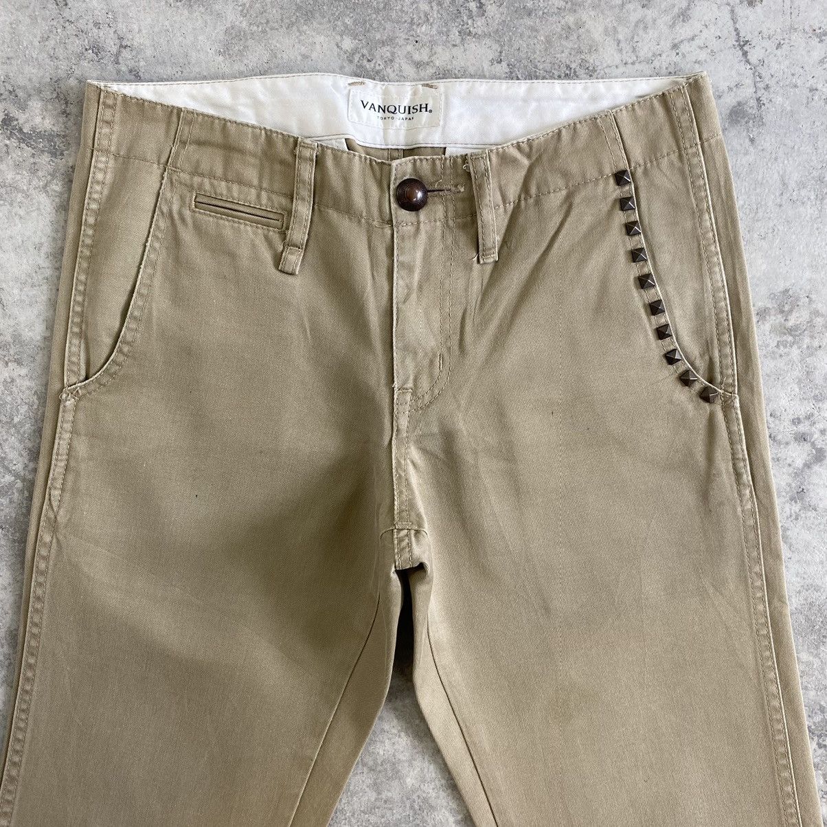 Vanquish Vanquish Made In Japan Studded Flared Chino Pants Size US 30 / EU 46 - 7 Thumbnail