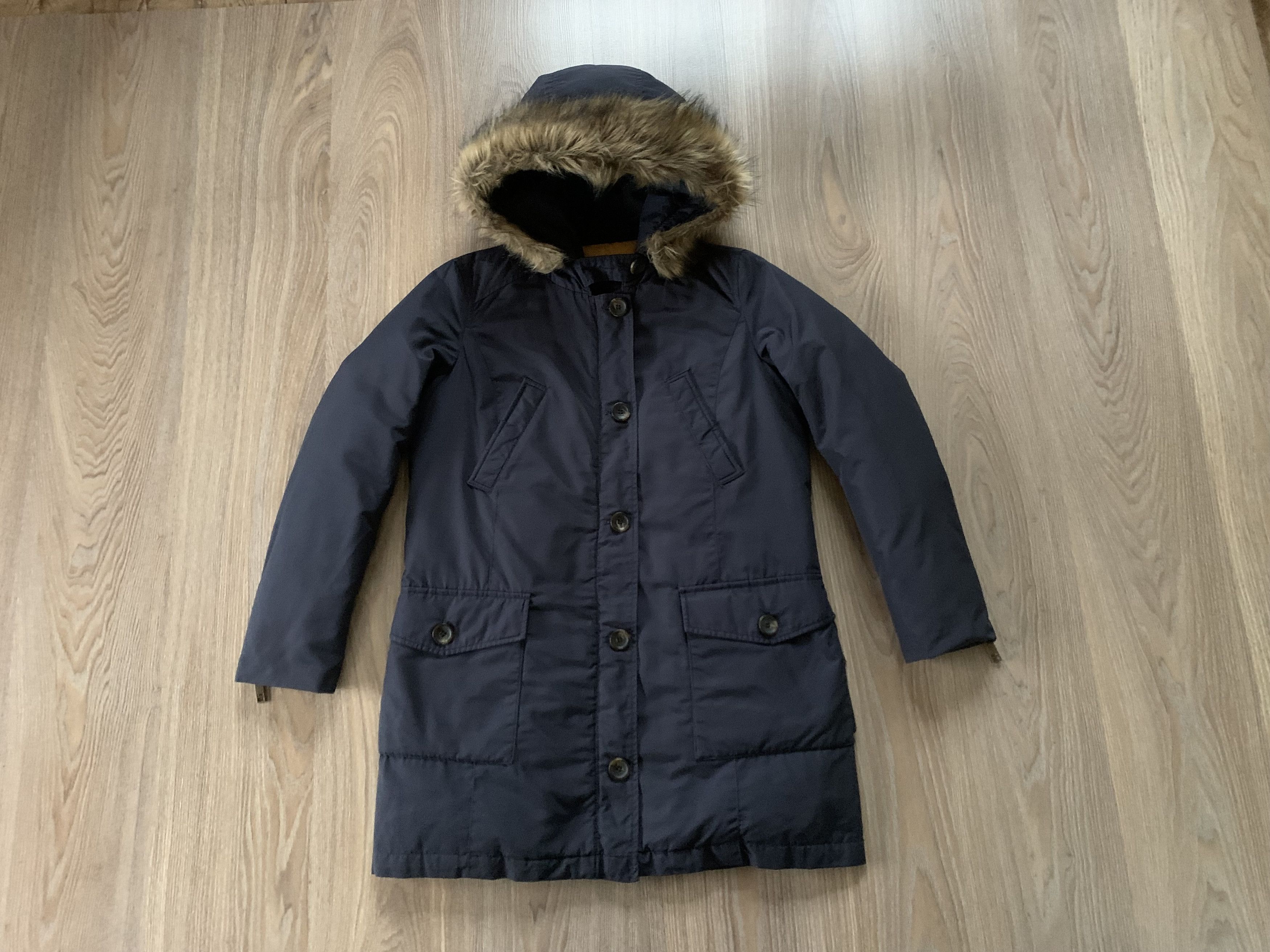 Designer × Zara Zara Basic Down Hood Parka Jacket Size US M / EU 48-50 / 2 - 2 Thumbnail