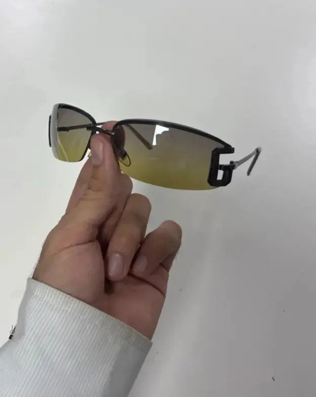 Gucci × Tom Ford × Vintage Gucci Sunglasses Mask Shield Sport Bike Pop RI869 Size ONE SIZE - 1 Thumbnail
