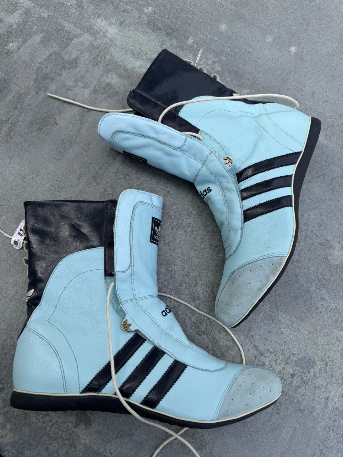 Adidas 2000s Vintage Boxing Wrestling boots – darina`s garms