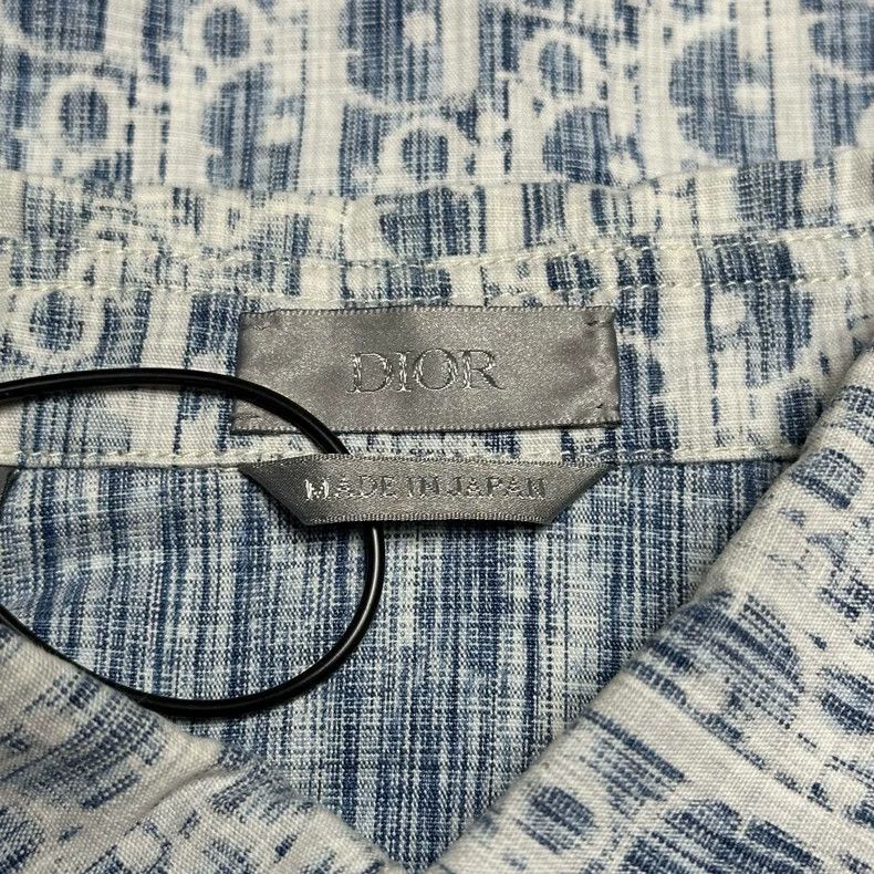Dior Dior Blue full-print old flower washed denim jacket Size US XXS / EU 40 - 3 Thumbnail