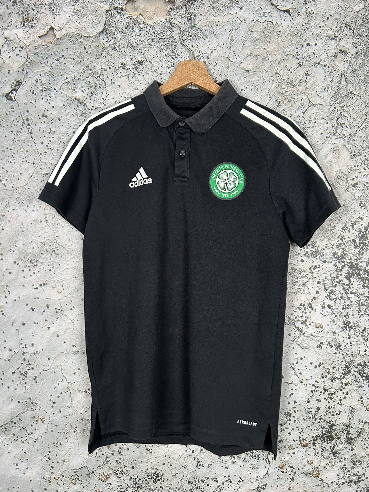 Adidas Celtic Glasgow Soccer Polo Shirt Jersey Football