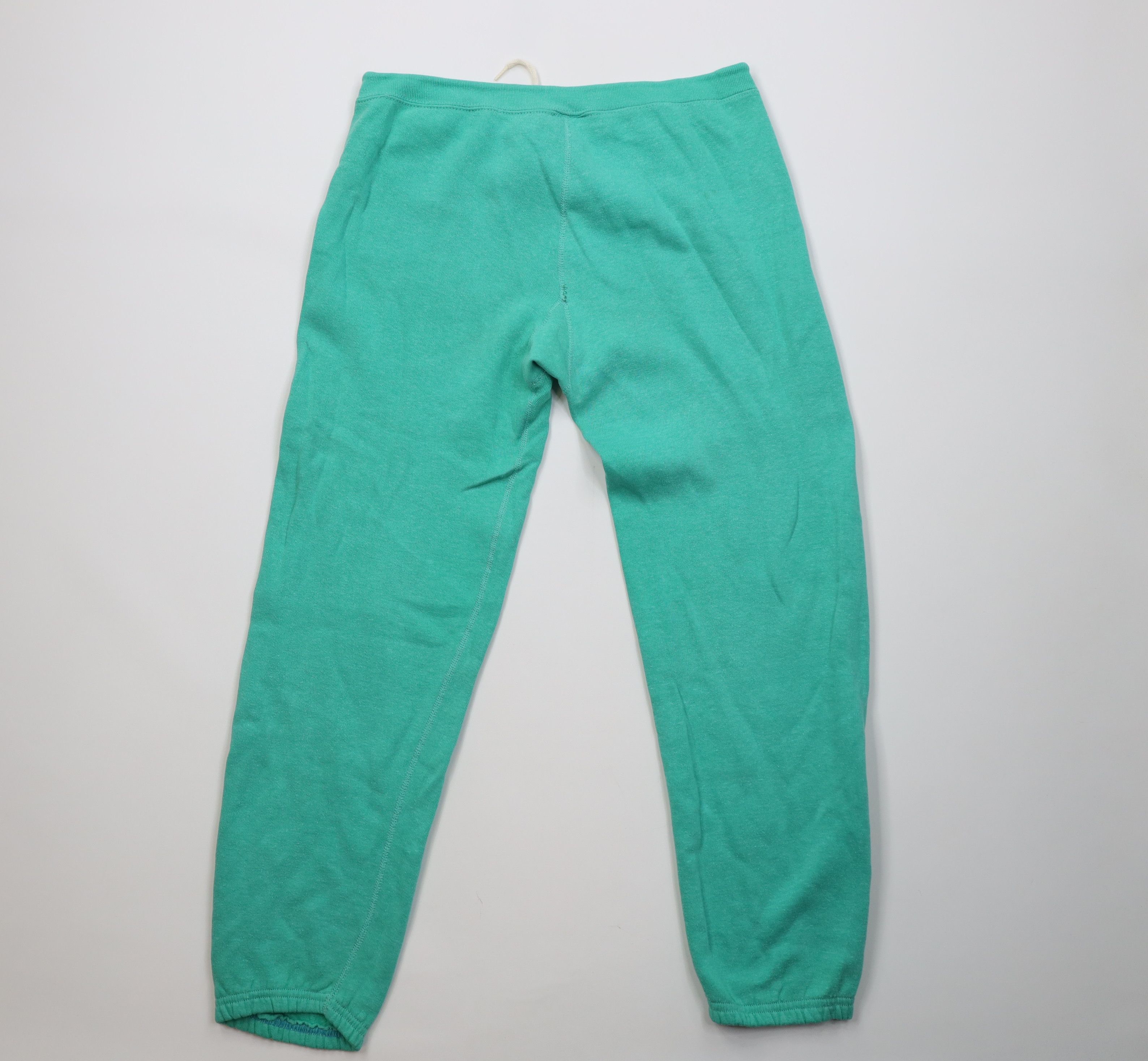 Vintage Vintage 70s Streetwear Gusset Sweatpants Joggers Teal USA Size 32" / US 10 / IT 46 - 11 Thumbnail