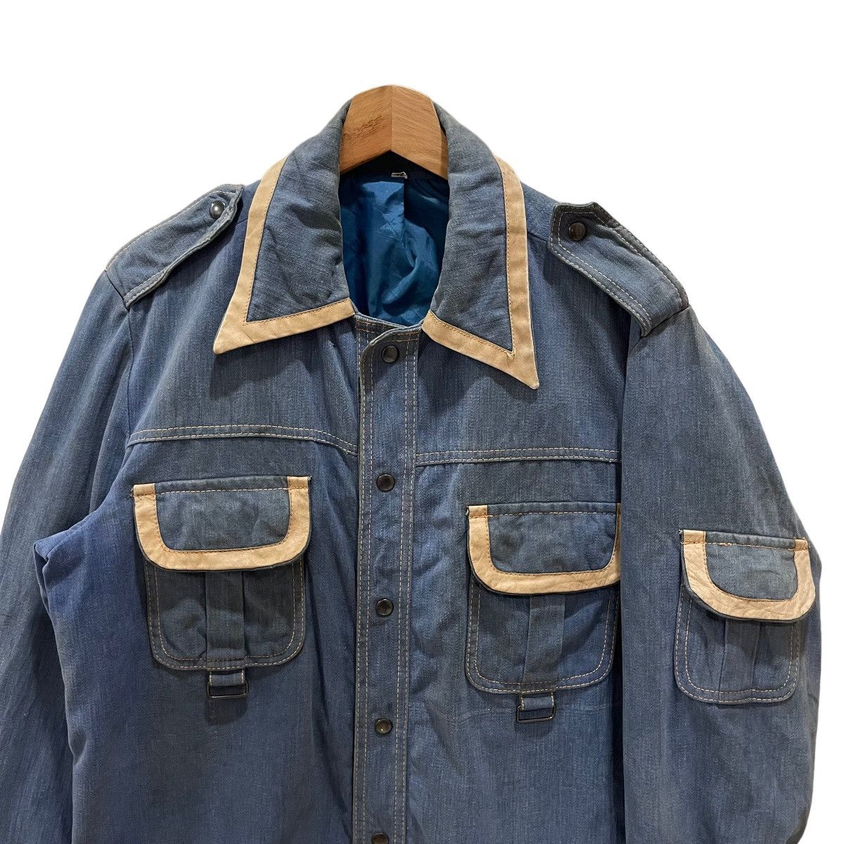 Cowboy Equipment × Vintage Vintage 80s Shelly Sportswear Western Style Denim Jacket Size US M / EU 48-50 / 2 - 3 Thumbnail