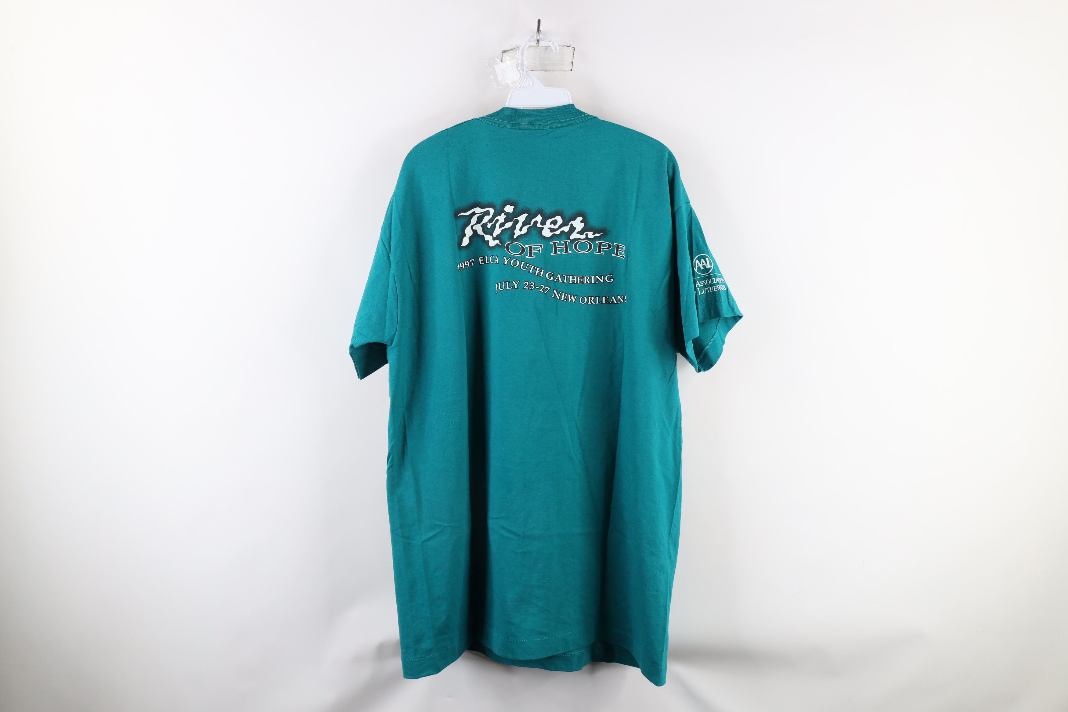 Vintage Vintage 90s Hope ELCA Youth Gathering Christian T-Shirt USA Size US XL / EU 56 / 4 - 9 Thumbnail