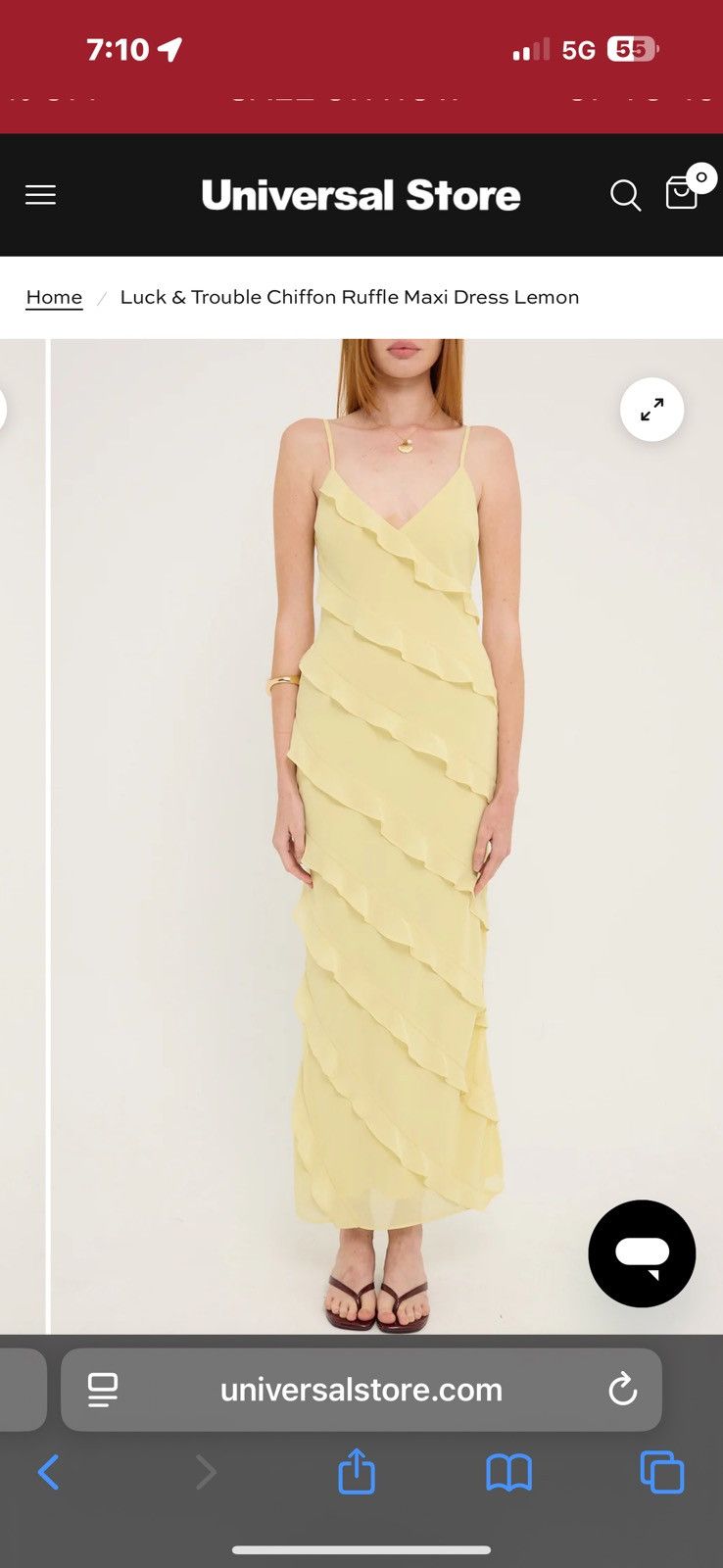 Other Luck & trouble yellow maxi dress Size S / US 4 / IT 40 - 1 Thumbnail