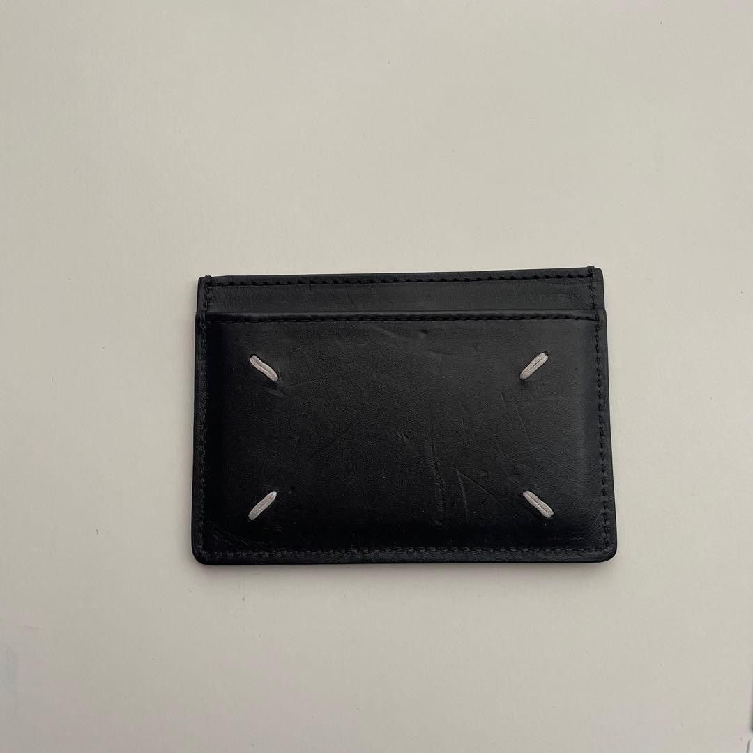 Maison Margiela 4 Stitch Motif Embroidered "Truth" Cardholder Wallet Size ONE SIZE - 2 Thumbnail