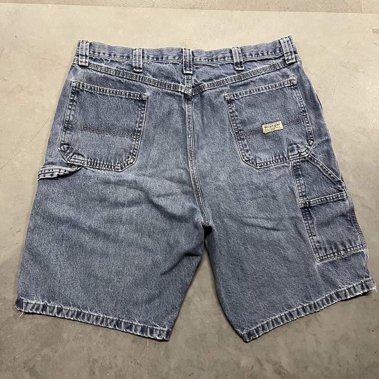 Japanese Brand × Vintage Vintage Y2K/2000s Wrangler Denim Jean Short Jorts! Size US 34 / EU 50 - 2 Thumbnail