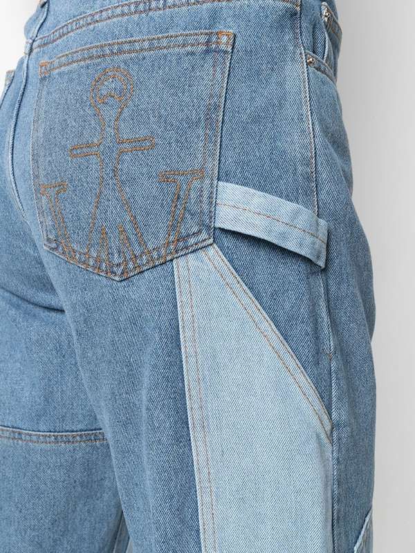 JW Anderson JW Anderson Blue Patchwork Workwear Jeans Size US 34 / EU 50 - 10 Thumbnail