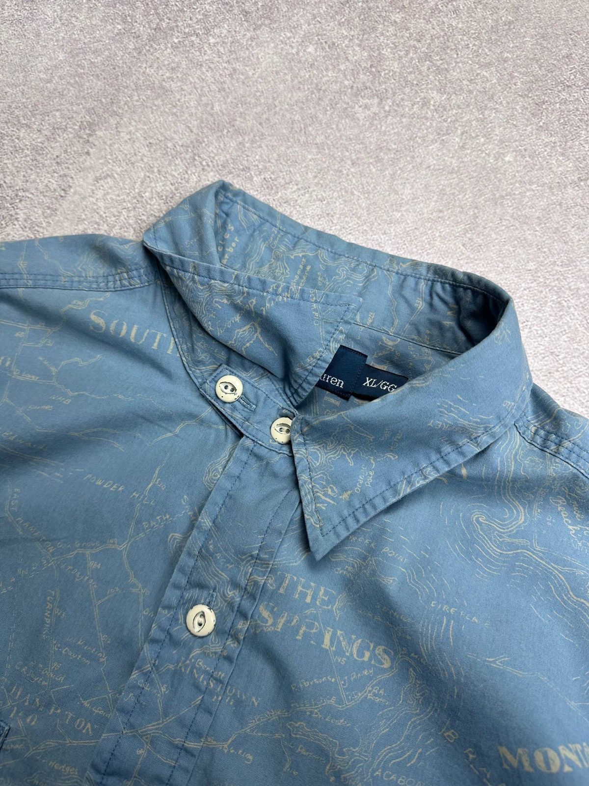 Polo Ralph Lauren Vintage Polo Ralph Lauren All Overprint Shirt XL Size US XL / EU 56 / 4 - 6 Thumbnail