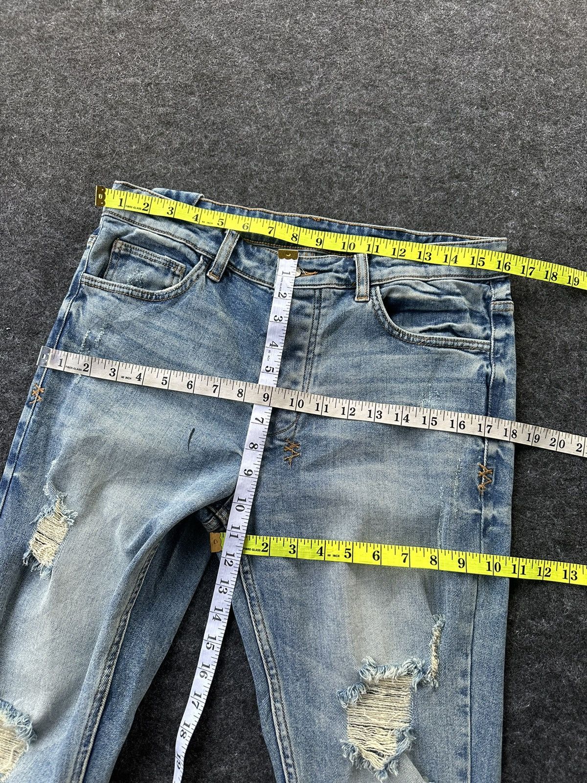 Ksubi Ksubi Skinny Stretchable Distressed Slim Denim 32x32 D378 Size US 32 / EU 48 - 18 Thumbnail