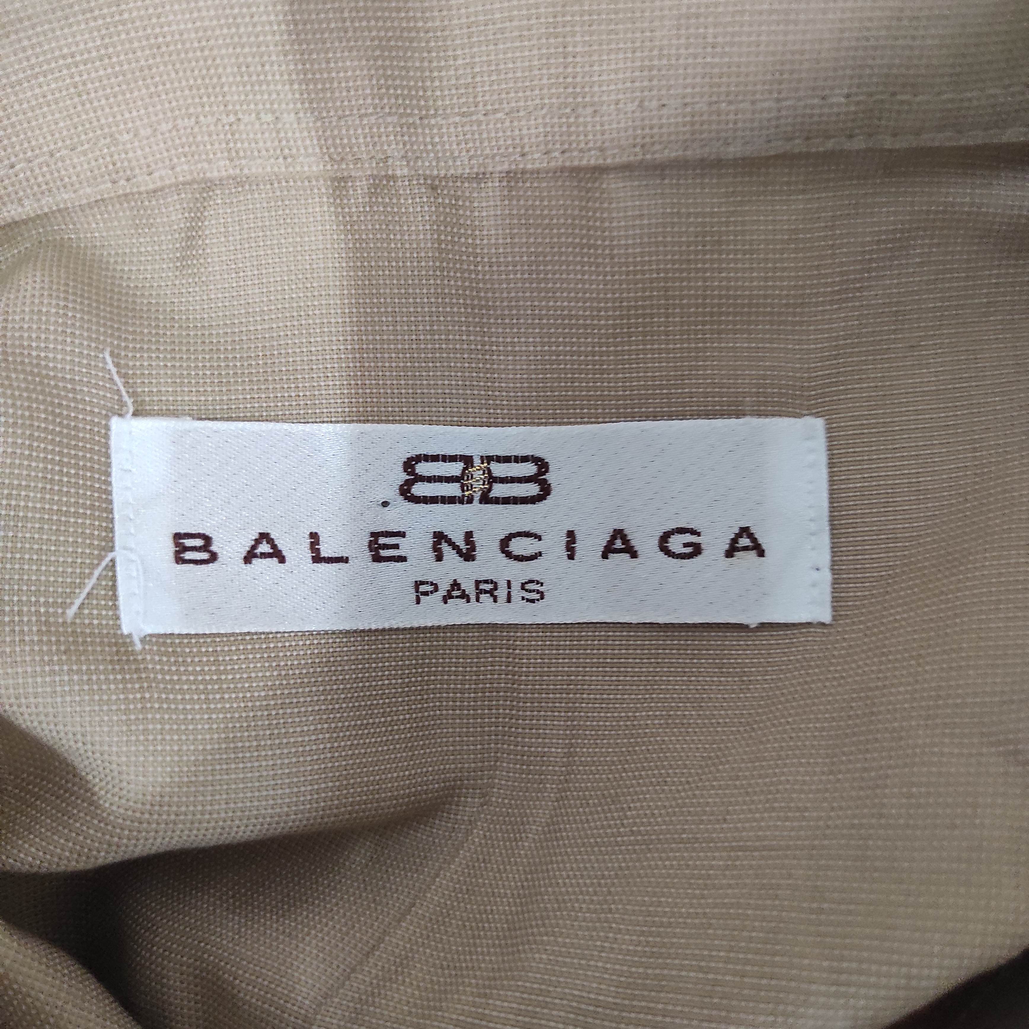 Balenciaga Vintage Balenciaga Paris Shirt Size US L / EU 52-54 / 3 - 7 Thumbnail