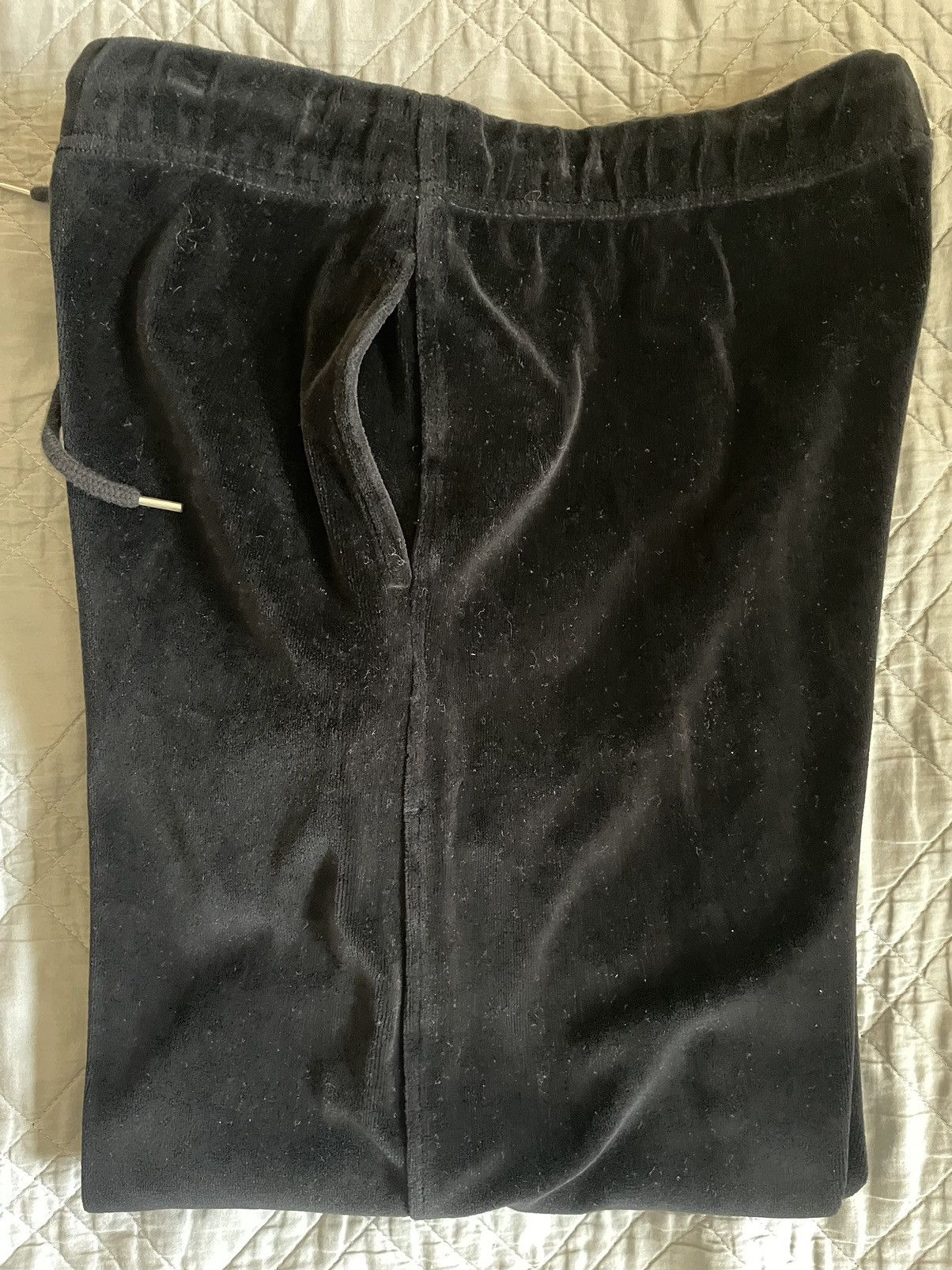 Nili Lotan Daphne Wide Leg Velour Sweatpants Size 30" / US 8 / IT 44 - 3 Thumbnail